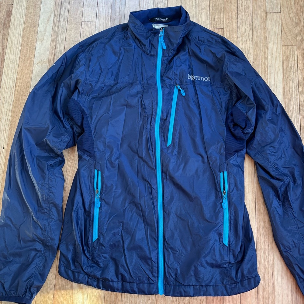 Marmot Navy and Teal Lightweight Jacket
